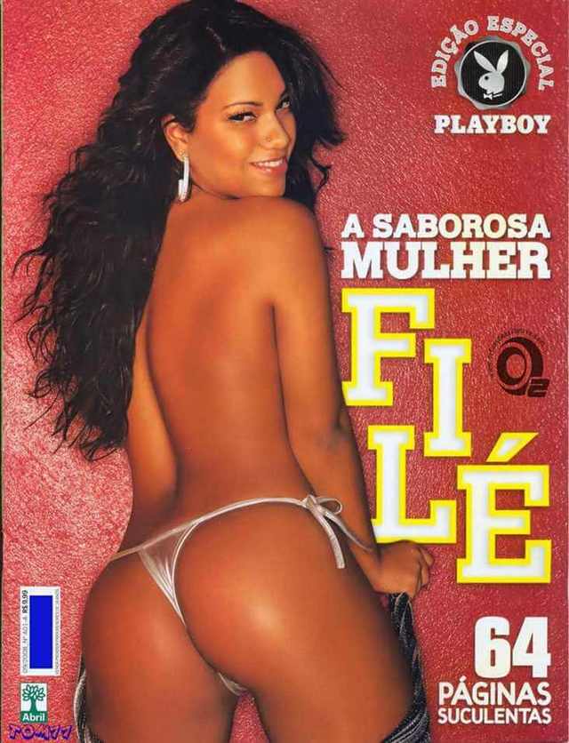 Mulher File nua pra Revista Playboy